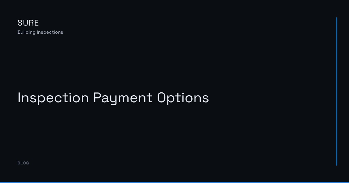 Inspection Payment Options